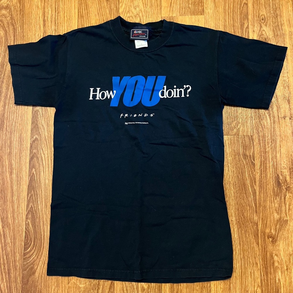 Vintage Friends Shirt Men Small‎ NBC Experience Store How You Doin?